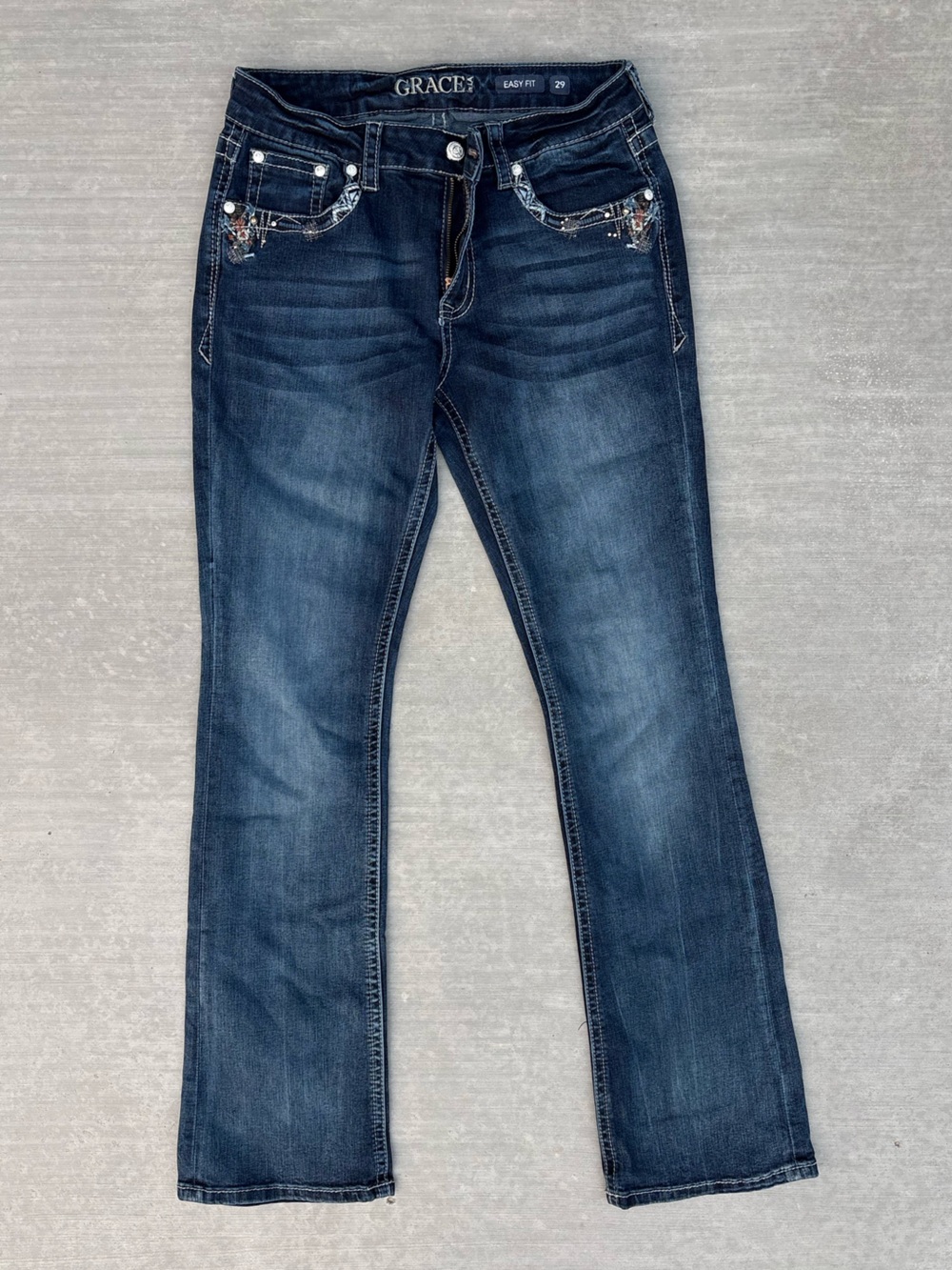 GRACE in LA Easy Fit Jeans Size 29 - Picture 4 of 7